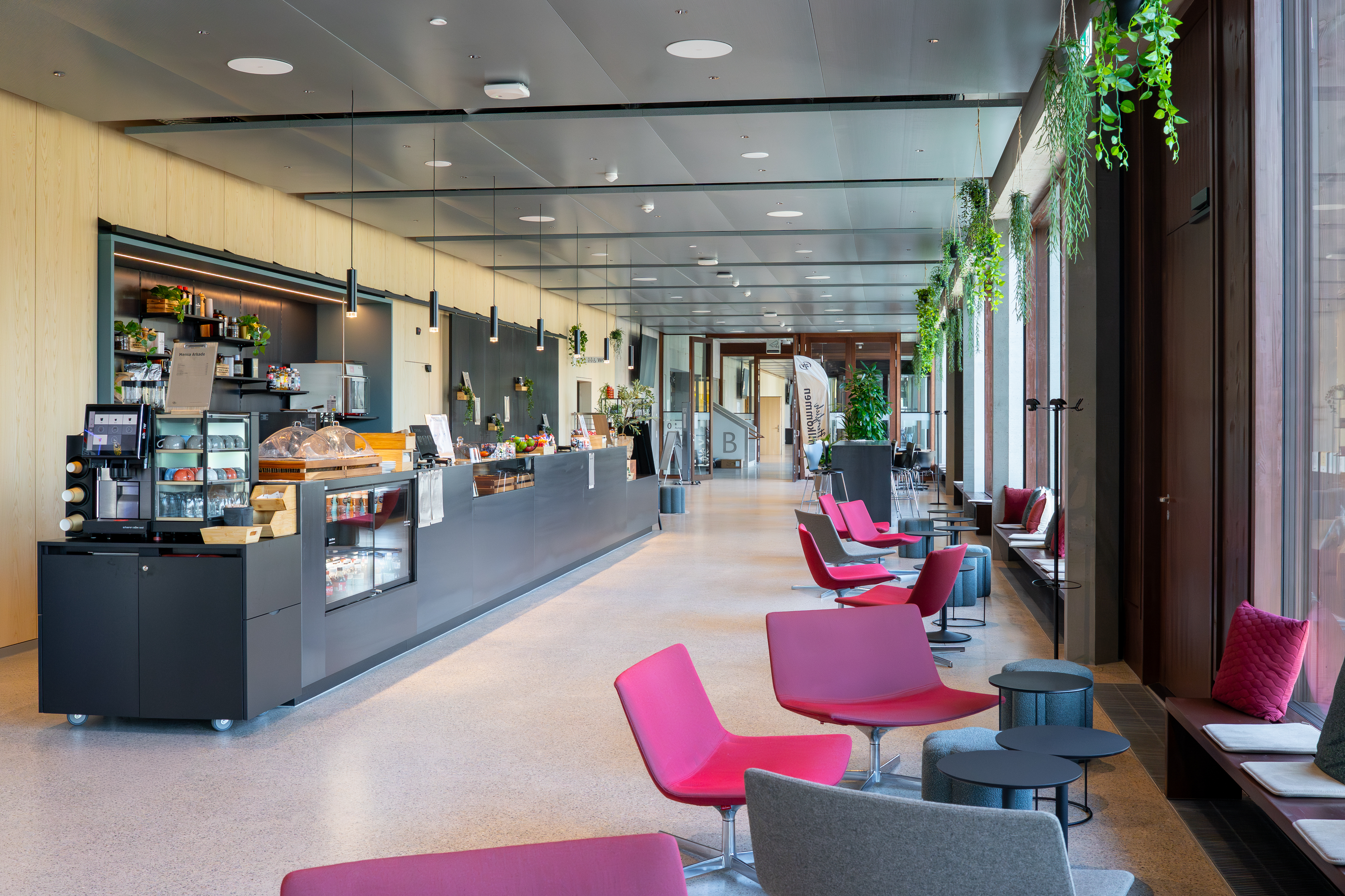 Neues Bistro in der Hochschule Luzern.