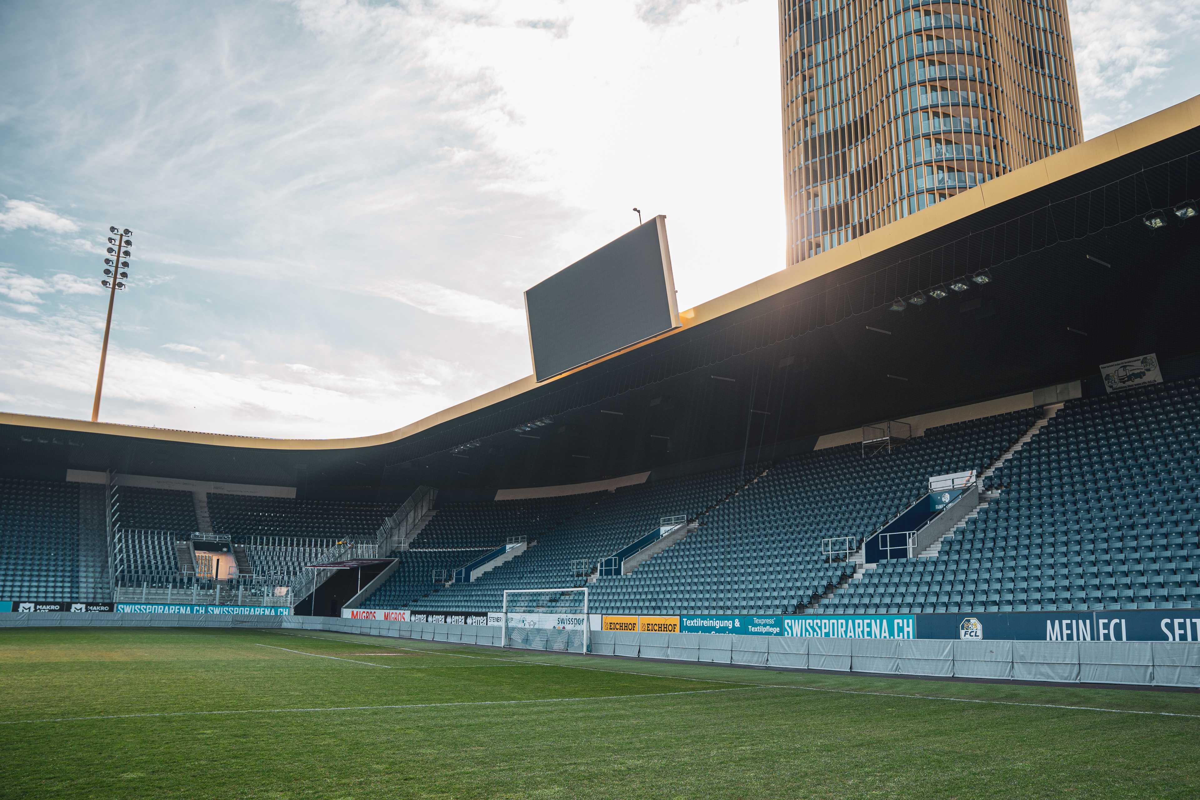 Neue LED Screens für den FC Luzern