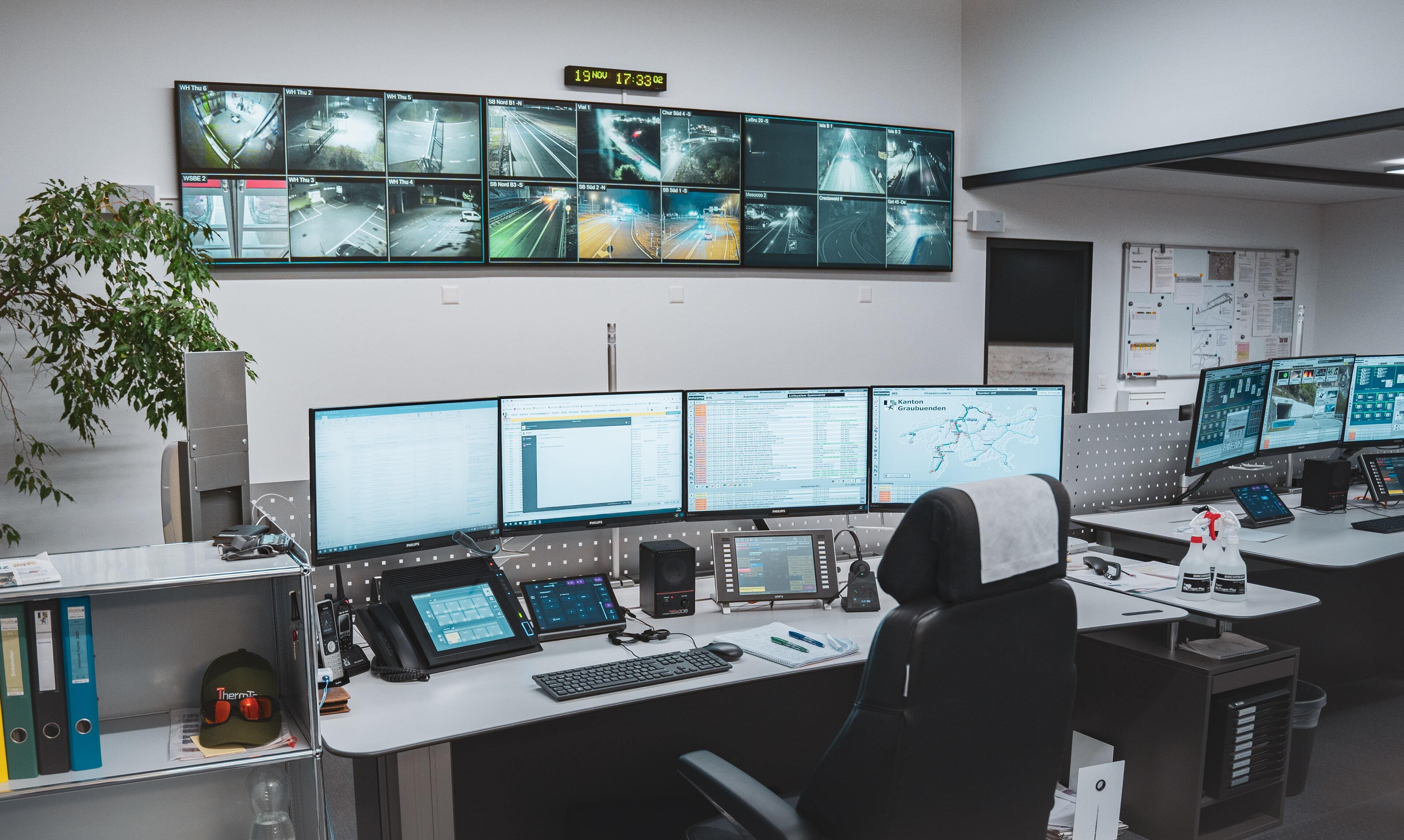 Control room solutions Thusis operations center